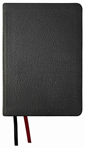 NASB Large Print Compact Bible Black Genuine Leather 2020 text
