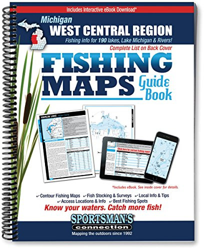 West Central Michigan Fishing Map Guide