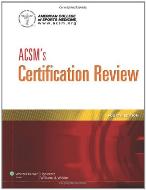 Acsm's Certification Review