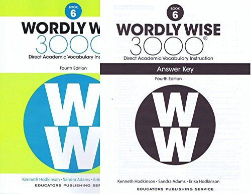 Wordly Wise 3000 Student Edition + Answer Key Set Grade 6