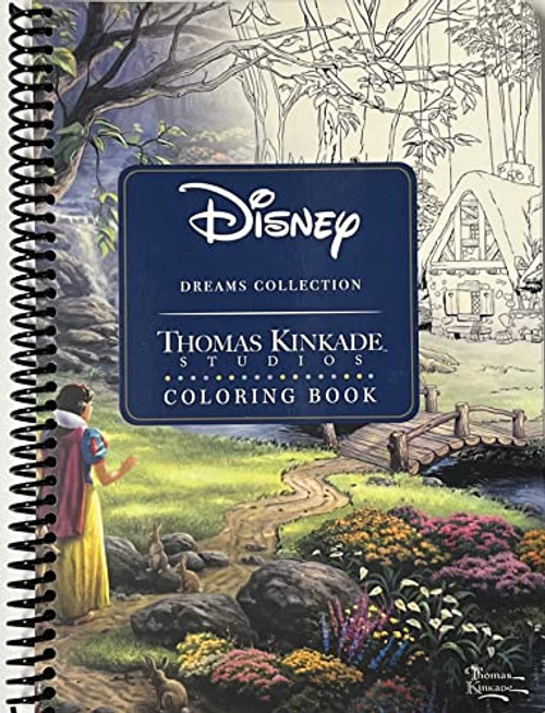 Disney Dreams Collection Thomas Kinkade Studios Coloring Book