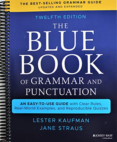 Blue Book of Grammar and Punctuation