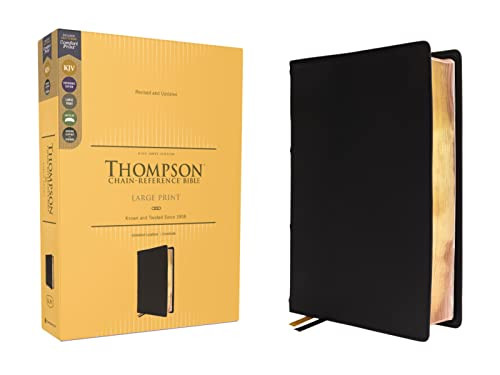 KJV Thompson Chain-Reference Bible Large Print Genuine Leather