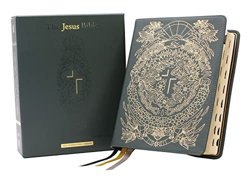 Jesus Bible Artist Edition NIV Genuine Leather Calfskin Green