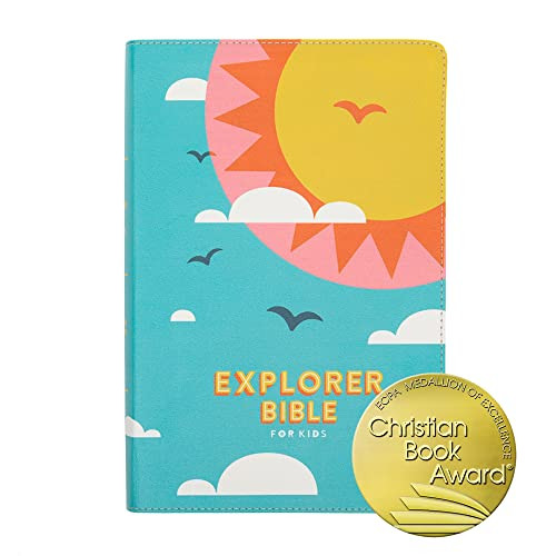Explorer Bible for Kids Hello Sunshine LeatherTouch Red Letter