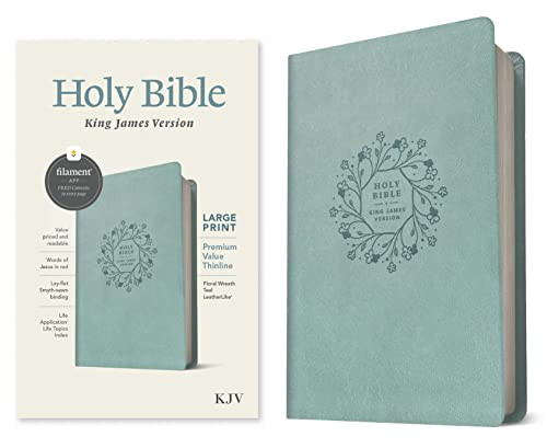 KJV Large Print Premium Value Thinline Bible Filament-Enabled Edition