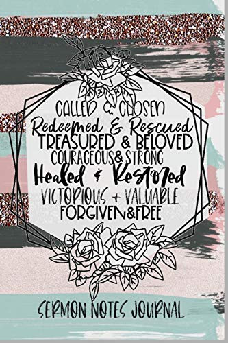 Christian Women's Sermon Notes Journal Volume 1