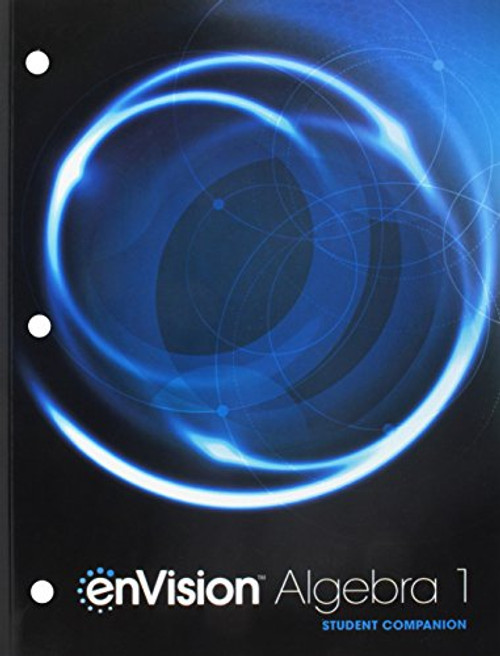 ENVISION AGA COMMON CORE STUDENT COMPANION ALGEBRA 1 GRADE 8/9