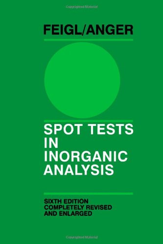Spot Tests in Inorganic Analysis