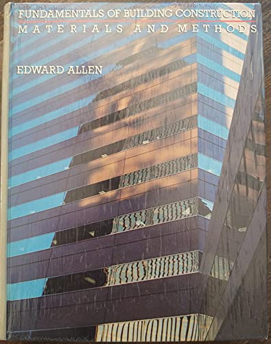 Fundamentals of building construction: Materials and methods