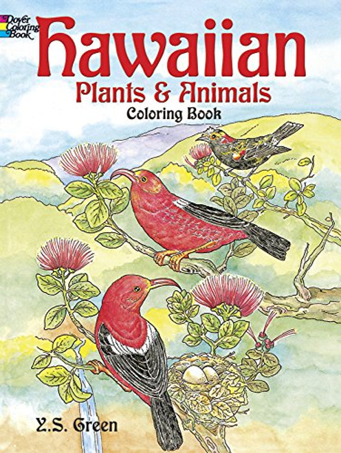 Hawaiian Plants and Animals Coloring Book