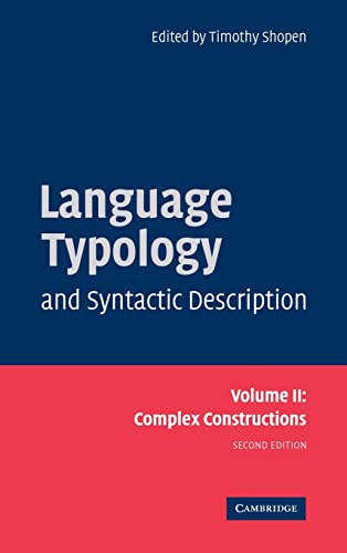 Language Typology and Syntactic Description volume 2