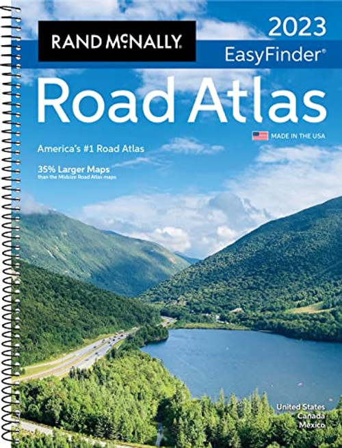 Rand McNally 2023 EasyFinder Midsize Road Atlas - Rand McNally Road