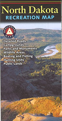 North Dakota Recreation Map (Benchmark Maps)
