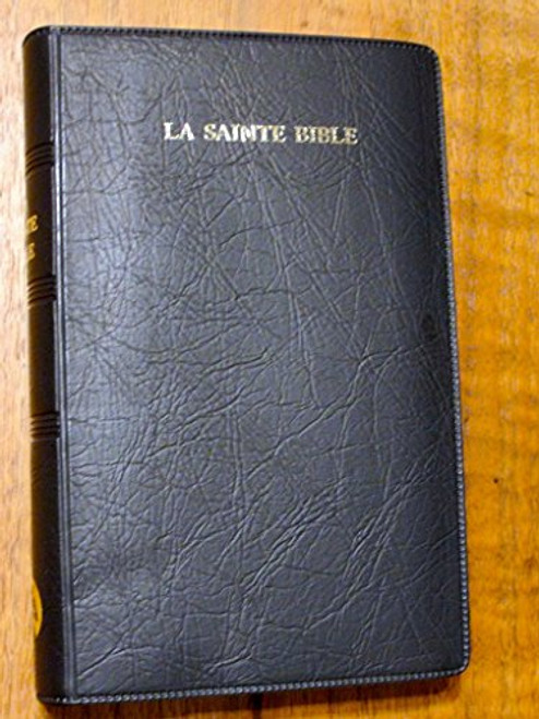 French Bible Blue Vinyl Thumb Index Louis Segond 1910 La Sainte