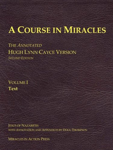 Course in Miracles Hugh Lynn Cayce Manuscript volume 1 Text