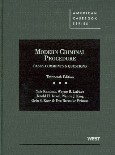 Modern Criminal Procedure