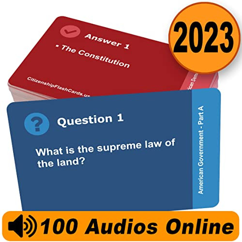 US Citizenship Flash Cards 2023