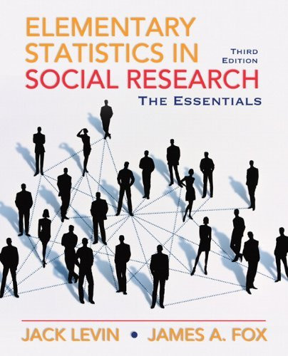 Elementary Statistics In Social Research The Essentials