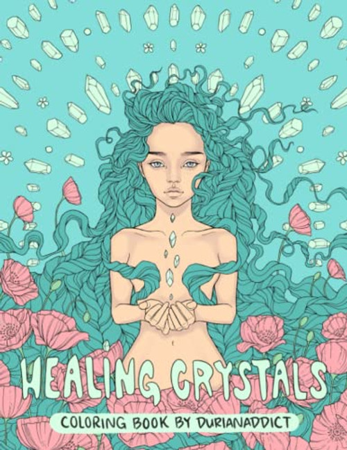 Healing Crystals Coloring Book (Coloring Books by T Fallon)