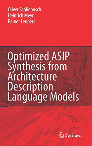 Optimized ASIP Synthesis from Architecture Description Language