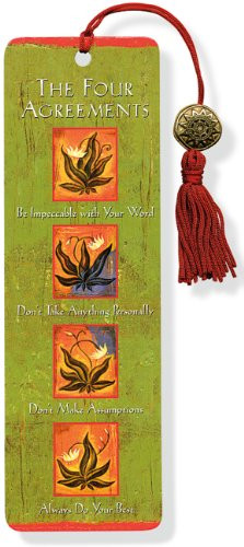 Four Agreements Beaded Bookmark