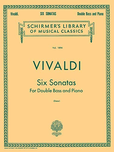 SIX SONATAS DOUBLE BASS AND PIANO NO.1-6