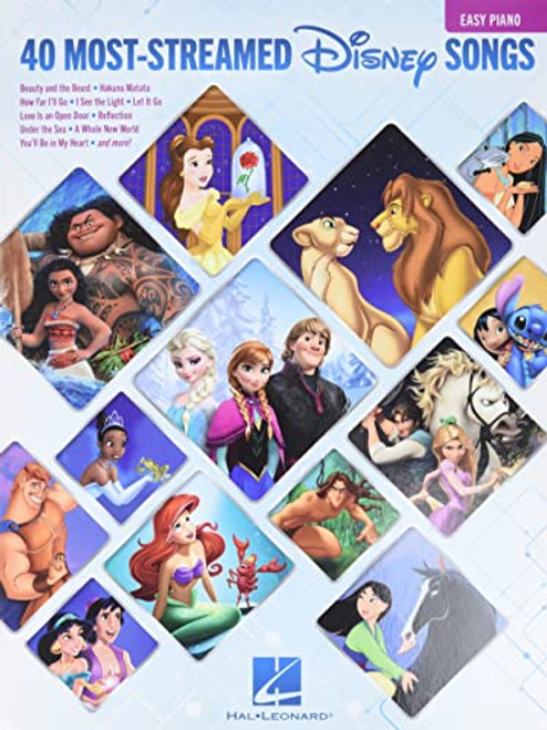 40 Most-Streamed Disney Songs: Easy Piano Songbook