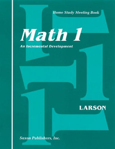 Complete Kit 1994: (Saxon Math 1 Homeschool)