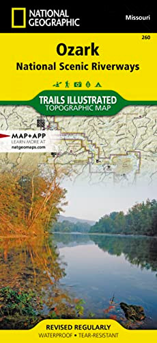 Ozark National Scenic Riverways Map - National Geographic Trails