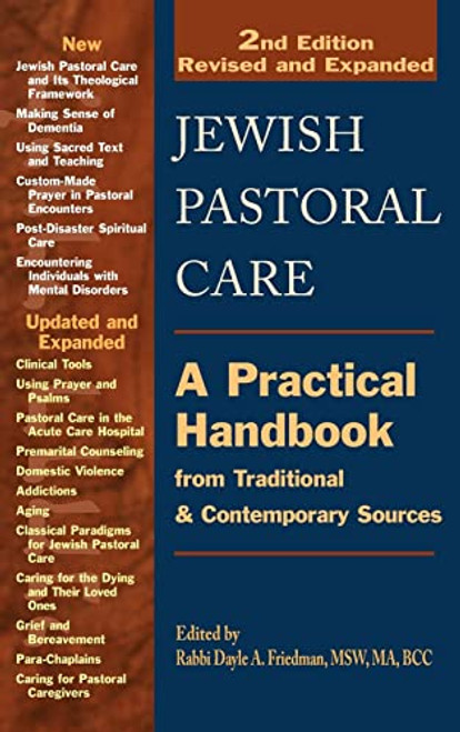 Jewish Pastoral Care: A Practical Handbook from Traditional