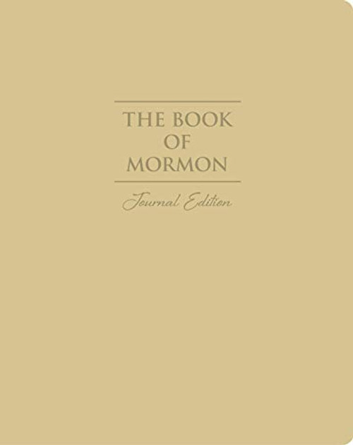 Book of Mormon Journal Edition Carmel Large Print With Index
