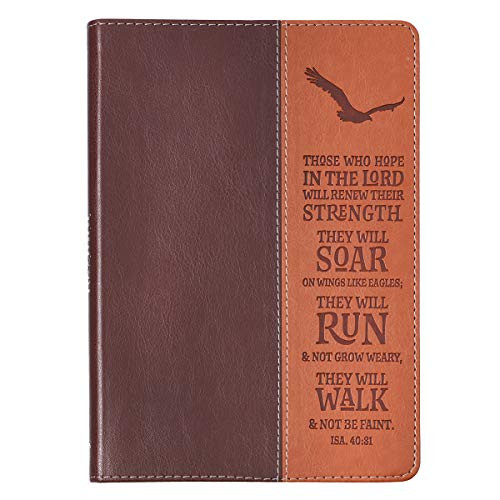 Christian Art Gifts Classic Journal Wings Like Eagles Isaiah 40