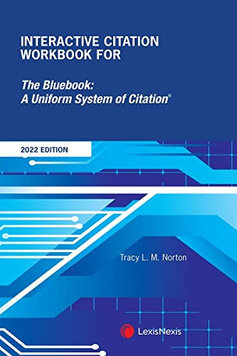 Interactive Citation Workbook for The Bluebook
