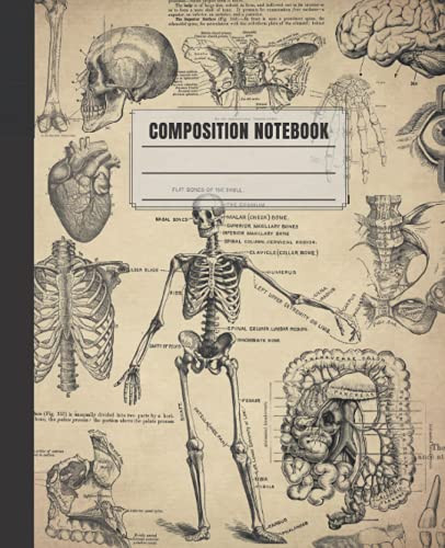 Vintage Human Anatomy Composition Notebook