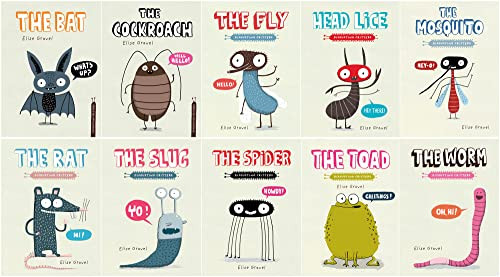 NEW SET! Disgusting Critters Series Complete 10 Books Set