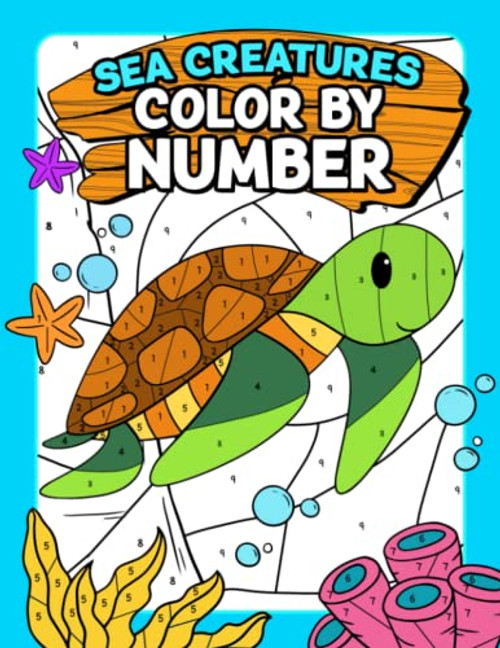 Sea Creatures Color By Number