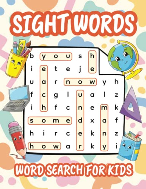 Sight Words Word Search for Kids