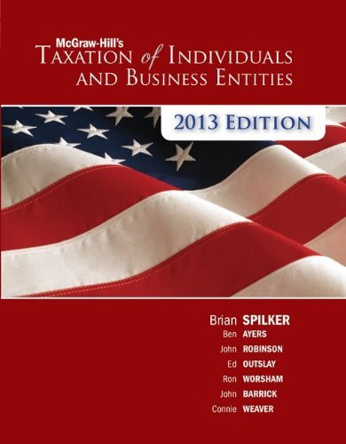 Mcgraw-Hill's Taxation Of Individuals And Business Entities