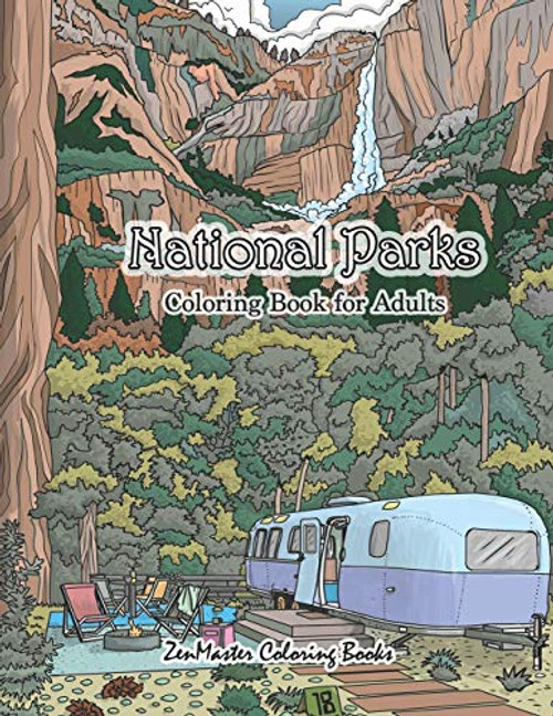 National Parks Coloring Book for Adults
