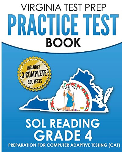 VIRGINIA TEST PREP Practice Test Book SOL Reading Grade 4