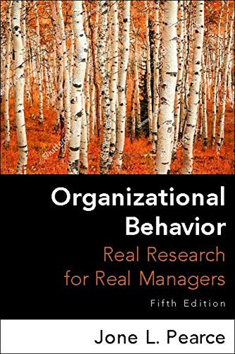 ORGANIZATIONAL BEHAVIOR