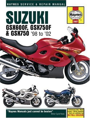 Suzuki GSX600 GSX750F & 98-02 (Haynes Repair Manual)