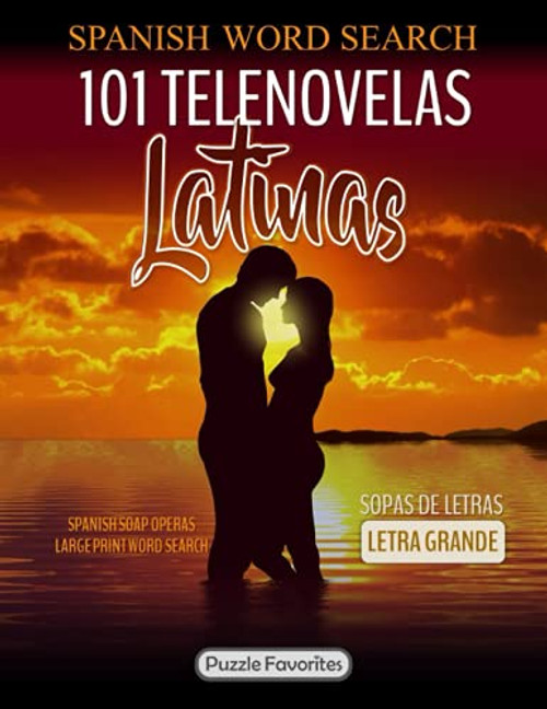 Spanish Word Search - 101 Telenovelas Latinas Sopas de Letras
