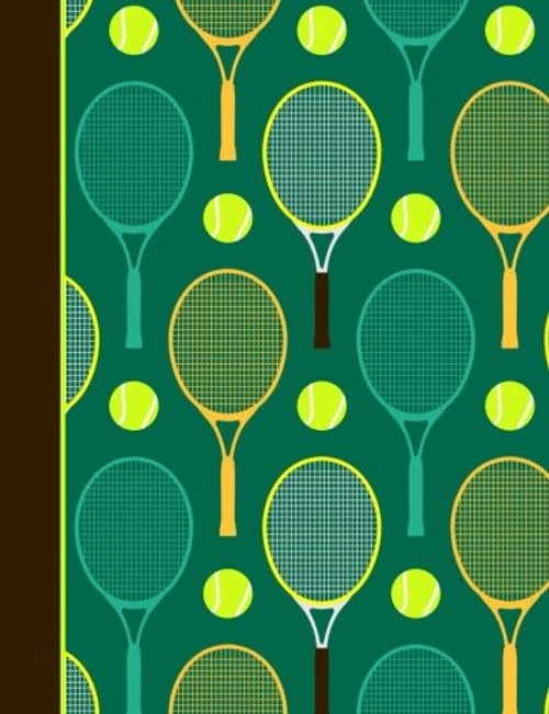Composition Notebook: Tennis Green College Ruled Lined Pages Book