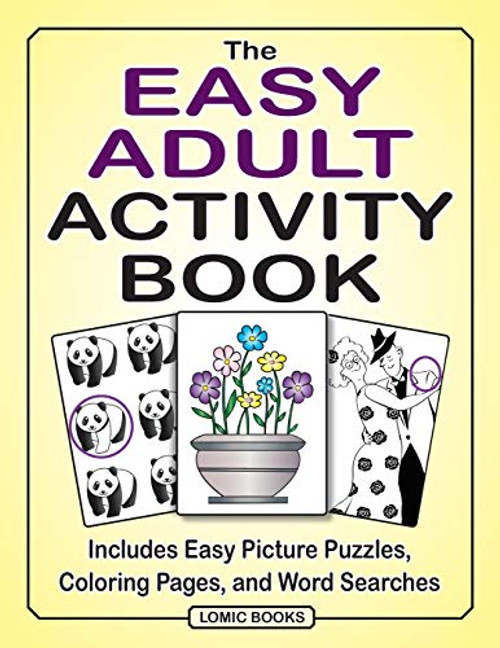 Easy Adult Activity Book