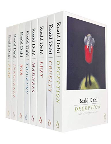 Roald Dahl Collection 8 Books Set - Trickery War Fear Innocence