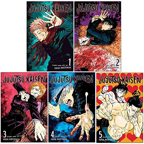 Jujutsu Kaisen Series volume 1-5 Books Collection Set By Gege