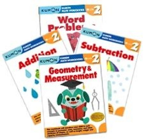 Kumon Grade 2 Math workbooks