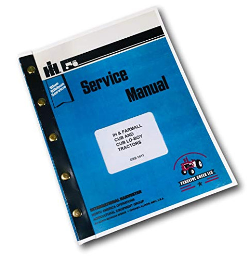 Farmall International Cub and Cub Lo-Boy Tractor Factory Service